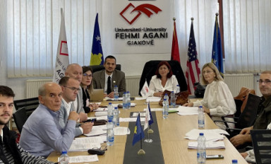 The Meeting of the Steering Council (SC) of the University ‘’Fehmi Agani’’ in Gjakova